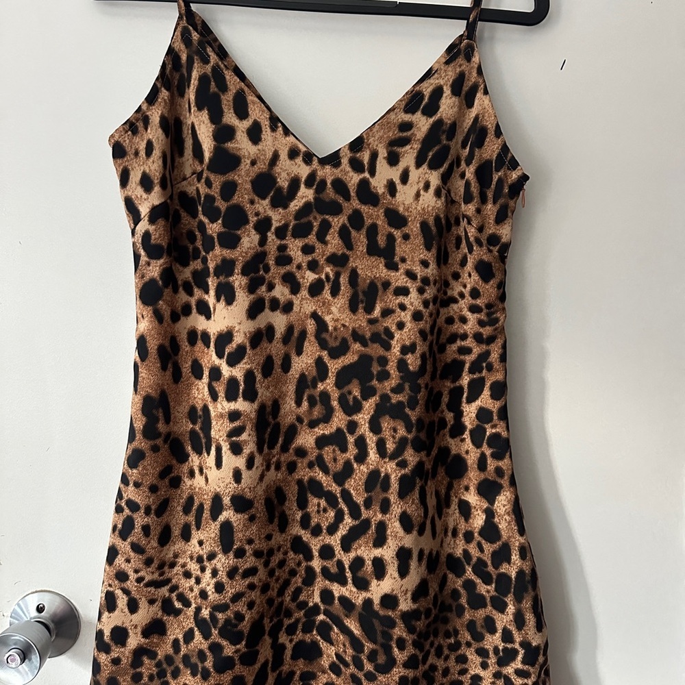 Nastygal Leopard Print Tank/Cami Size US 4 - Picture 2 of 6